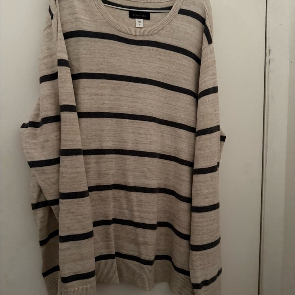 Structure Beige and Black Knitwear